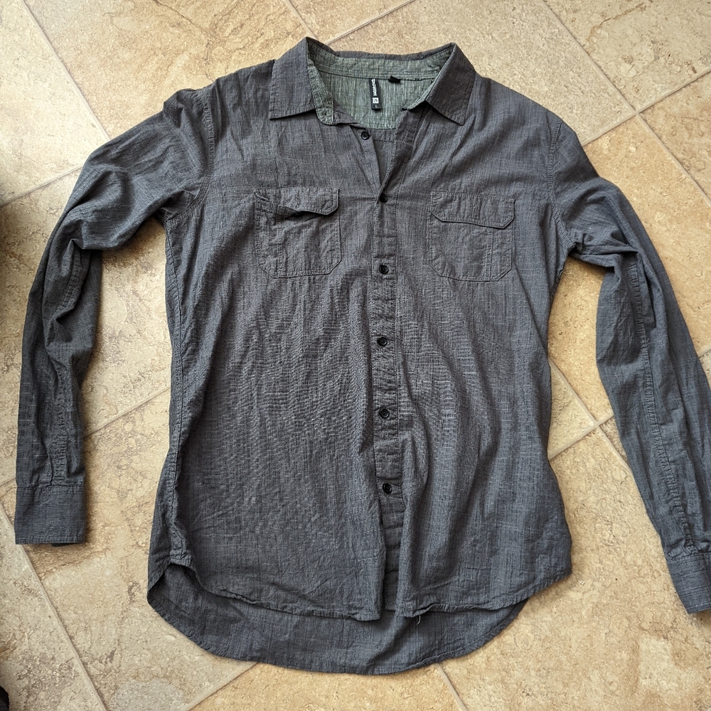 Ocean current button down shirt